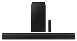 Image of Samsung Soundbar (HW-C45E/XL) 2.1 Channel, 300W, Dolby Digital, 3 Speakers, Wireless Subwoofer, Bluetooth Enabled and DTS Virtual X Experience Sound (Black)
