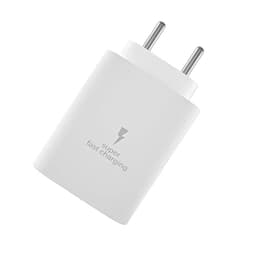 Image of Samsung 25W C-Type Power Charger Adapter for Galaxy A16/M05/A05/A35/M35/F05/M15/A15/A14/M14/F14/A34/F34/S24/S24 Ultra/S23 FE/Z Fold 6/5/4|Tab, USB-C Devices SuperFast Charge Technology 25 w, White