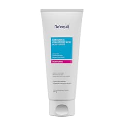Image of RE' EQUIL Ceramide & Hyaluronic Acid Moisturiser | Moisturizer For Face | Barrier Repair Cream | Long Lasting Hydration | Suitable For Normal To Dry Skin | 100G