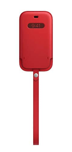 Image of Apple Back Cover for iPhone 12 Mini (Leather | Red)