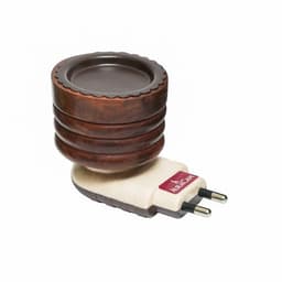 Image of Auracam Camphor Burner/Essential Oil Diffuser/Electric Diffuser for Fragrance/Kapur Dani for Pooja, Meditation, Havan/Kappor Stand for Home, Office (Pack of 1) Wood