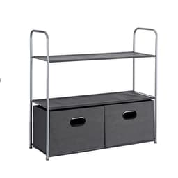 Image of Amazon Basics Closet Storage Organizer with Bins (Multi-Colored)