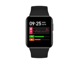 Image of GOQii Smart Vital Lite SpO2 1.4" HD, Smart Notification Waterproof Smart Watch for Android Phones, Blood Oxygen, Fitness, Sports & Sleep Tracking with 3 Months Personal Coaching - Black