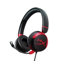 Image of HyperX Cloud Mini – Wired Headset Compatible with PC, Chromebook, Nintendo Switch,PlayStation Controllers,Xbox Controllers,Phones,Laptops,Tablets,Tuck-Away Boom Mic,3.5mm Jack,Black