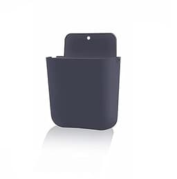 Image of Prolet Wall Mount Multipurpose Mobile Holder Stylish & Convenient Charging Stand for Phones, Remotes (Black)