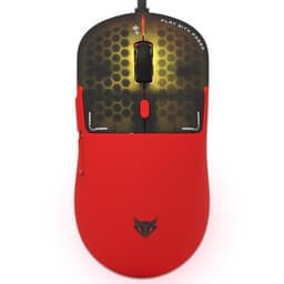 Image of EvoFox Phantom Air Ultra Lightweight Gaming Mouse | Upto 1000Hz Polling Rate, 7000 FPS, 12800 DPI | Honeycomb RGB Lighting | Fully Programmable with Windows Software & On-Board Memory | Red