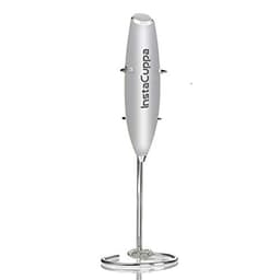 Image of InstaCuppa Milk Frother Handheld Battery Operated Electric Foam Maker with Stainless Steel Whisk and Stand Included,Silver