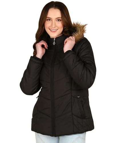 Women's Winter Jacket - Black, Size L - Clothing & Accessories - Review & Buying Guide