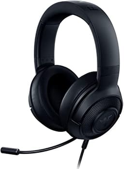 Image of Razer Kraken X Lite Ultralight Gaming Headset: 7.1 Surround Sound Capable - Lightweight Frame - Bendable Cardioid Microphone - for PC, Xbox, PS4, Nintendo Switch - Classic Black