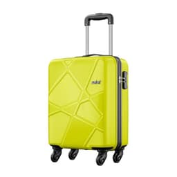 Image of Safari Polypropylene Pentagon Hardside Small Size Cabin Luggage Suitcase Trolley Bags for Travel Green Lime Color 55Cm, 4, Spinner