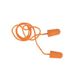 Image of KARAM EP02 Disposable Foam Corded Ear Plugs with Cottan Thread | Noise Reduction Earplugs for Sleeping, Work, Swimming & Construction | Soft & Comfortable with SNR 34dB