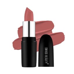 Image of Swiss Beauty Pure Matte Creamy Lipstick | Non-drying, Highly pigmented Lipstick | Shade- Bare, 3.8gm|