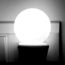 Image of TARAMPRO Taram Night Light | Energy Saving Led Lamp Nightlight For Children Kids Elderly Bedroom - White - Color - Pack Of 1
