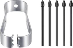 Image of FITVERT Stylus Pen Nibs | Replacement Tips | Compatible with Note 10/20, Tab S6/S7, Includes 5 Refills + 1 Tweezer (Black) 5pcs