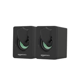 Image of amazon basics Stereo 2.0 USB Powered Gaming Speaker | 3.5 mm Aux-in | Volume Control | RGB LED Lights | 2X3W | for PC, Laptop, Tablet