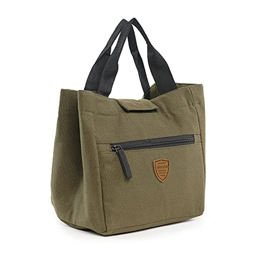 Insulated Lunch Bag - Organic Canvas - Home & Kitchen - Review & Buying Guide