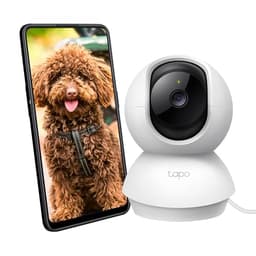 Image of Tapo TP-Link C200 360° 2MP 1080p Full HD Pan/Tilt Home Security Wi-Fi Smart Camera| Alexa Enabled| 2-Way Audio| Night Vision| Motion Detection| Sound and Light Alarm| Indoor CCTV White