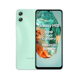 Image of Samsung Galaxy M05 (Mint Green, 4GB RAM, 64 GB Storage) | 50MP Dual Camera | Bigger 6.7" HD+ Display | 5000mAh Battery | 25W Fast Charging | 2 Gen OS Upgrade & 4 Year Security Update | Without Charger
