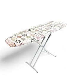 Image of Benesta Classic T-Leg Wood Premium Foldable Ironing Board (Bloom)