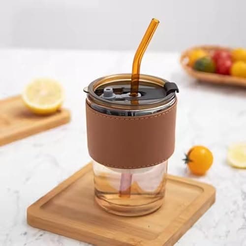 Patterned Plastic Tumbler with Straw