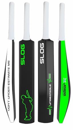 Image of Jaspo Slog Plastic Tennis Cricket Bat Full Size Bat (34 X 4.5 Inch) for All Age Group (Slog Cricket Bat)