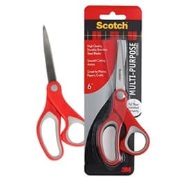 Image of Scotch 6-inches Stainless Steel Multi-Purpose Scissor (Red)