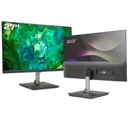 Image of Acer RS272 27 Inch Full HD IPS Ultra-Thin (6.9mm) Backlit LED Monitor I Color Patterned Back Mood Light I Dual Glass Design, Sleek Metal Frame I 1 MS, 100Hz I 1xHDMI 1xVGA I Speakers I Eye Care