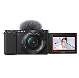 Image of Sony Alpha ZV-E10L 24.2 Mega Pixel Interchangeable-Lens Mirrorless vlog Camera with 16-50 mm Lens, Made for Creators | APS-C Sensor | Advanced Autofocus | Clear Audio & 4K Movie Recording - Black