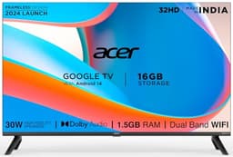 Image of acer 80 cm (32 inches) I Pro Series HD Ready Smart LED Google TV AR32HDIGU2841AT (Black)
