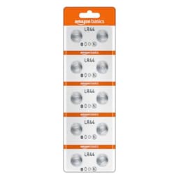 Image of Amazon Basics Long-Lasting LR44 Alkaline Coin Cell Batteries | 1.5V Voltage | Lightweight & Portable (Pack of 10)