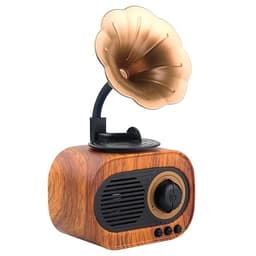 Image of Artis BT12 Classic Retro Wireless BT Speaker with FM/USB/AUX in & Hands Free Calling (5W RMS Output)
