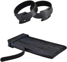 Image of JIALTO Strap Wire Organizer - Durable Cable Cord Management Holder For Efficient Cable Management, Ideal Cable Organiser For Home And Office Use (15)