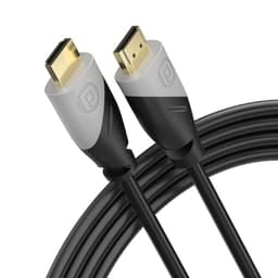 Image of Portronics Konnect Sync 4K@60Hz HDMI to HDMI Cable, 3M Length with Support eARC and Compatible with Smart HDTV, Laptop, Monitor, Projector, eARC enable Soundbar(Black)
