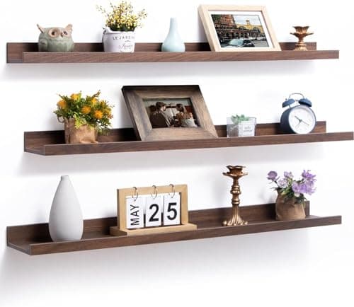 Sheesham Wood Floating Shelves (Set of 3) - Home & Kitchen - Review & Buying Guide