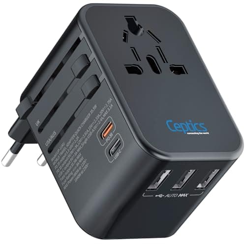 Ceptics 35W 6-in-1 Universal Travel Charger - Computers & Accessories - Review & Buying Guide