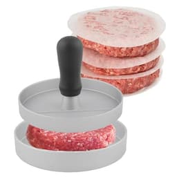 Image of MoMoxi burger press patty maker hamburger patty maker for Kitchen BBQ Grill with 200 Patty Papers Gadgets for hamburger press patty maker