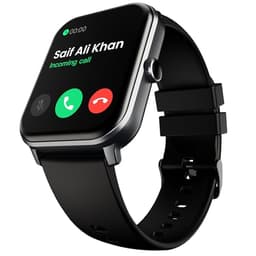 Image of Boult Drift+ Smart Watch 1.85''HD Screen, Bluetooth Calling, IP68, 500 Nits Brightness,150+ Watchfaces, AI Voice Assistant, SpO2 Monitoring, 100+ Sports Mode Smartwatch (Jet Black)