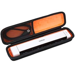 Image of Mchoi Portable EVA Travel Case For Brother DS-740D Duplex/DS-640 Compact Mobile Document Scanner, Black