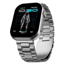 Image of Boult Newly Launched Drift Max Smartwatch 2.01'' HD Screen, BT Calling 5.2, 350 Nits Brightness, IP68, 250+ Watchfaces, 120+ Sports Modes, AI Voice Assistant, SpO2 Monitoring (Silver)