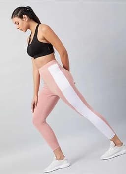 Image of KGN High Waist Gym Pants for Women Workout – Squat-Proof, Stretchable Yoga Jeggings Pants | Comfortable Sports Leggings for Workout - Active wear for Women Gym Natural Hours Burn Time - M