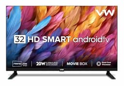 Image of VW 80 cm (32 inches) Frameless Series HD Ready Android Smart LED TV VW32S (Black)