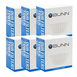 Image of BUNN 8-12 Cup Coffee Filters, 6 each, 100ct