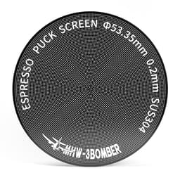 Image of MHW-3BOMBER Ultra Thin 0.2mm Espresso Puck Screen Metal Coffee Filter Reusable Espresso Filters 53.35mm FG5641-OS