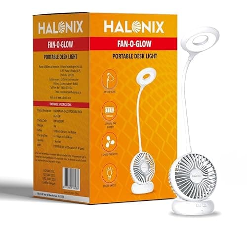 Halonix FAN-O-GLOW Desk Fan Light - Home & Kitchen - Review & Buying Guide